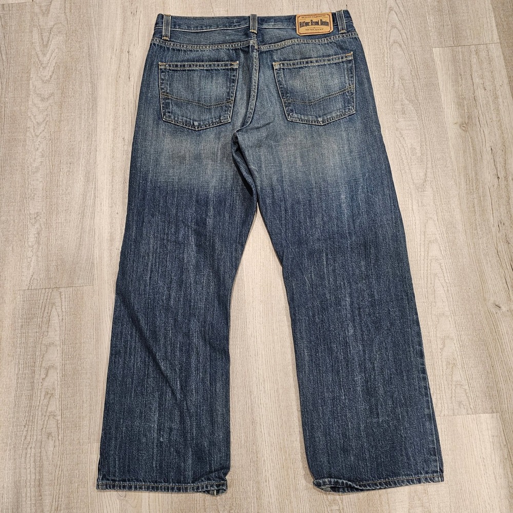 Hilfiger Brand Denim Freedom Relaxed Fit Men's Jeans 35x30 Blue Cotton - Picture 2 of 8